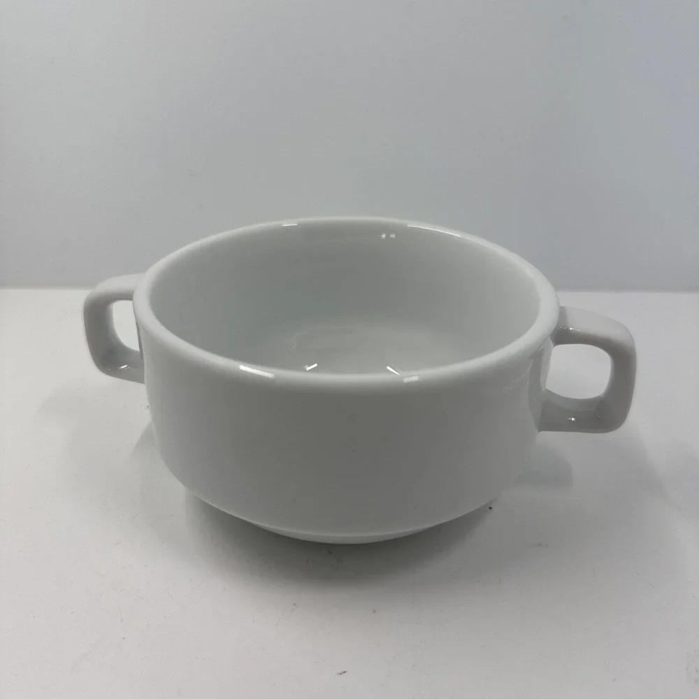 Vintage Continental Airlines‎ Stoneware Ceramic Soup Bowl Crock 8-1236 China